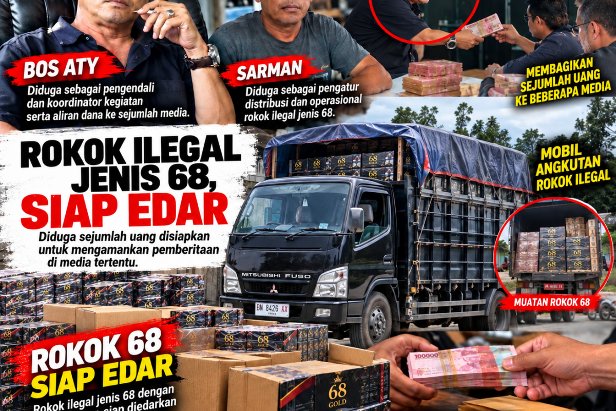 Rokok Ilegal Jenis 68 Disebut Siap Beredar di Bangka Belitung, Dugaan Pita Cukai dan Distribusi Jadi Sorotan