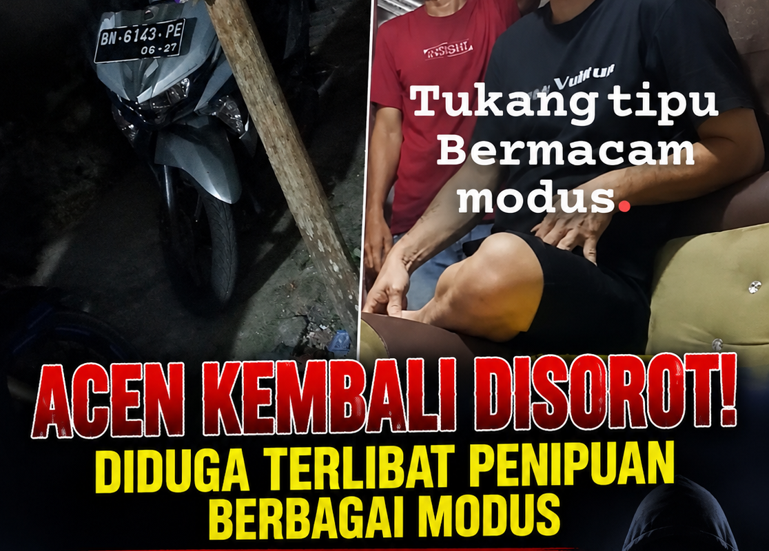 ACEN ALIAS AFEN DISOROT: BERBAGAI MODUS PENIPUAN BERENCANA, BUKTI DAN KETERANGAN KORBAN DIMINTA DIBONGKAR